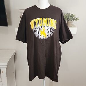 Gildan Heavy Cotton Wyoming Cowgirls Short Sleeve Tee Unisex